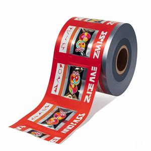 Rollos de película de plástico PE de grado alimenticio laminado, dureza suave para envasado de alimentos inflados, bolsitas, bolsitas, rollo de película para aperitivos - Product Image 3