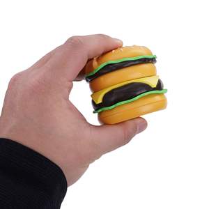 Molino de Hierbas y Tabaco Estilo Hamburguesa de Alta Calidad al por Mayor, Portátil, de Aleación de Zinc con Almacenamiento y Logotipo Personalizado - Product Image 6