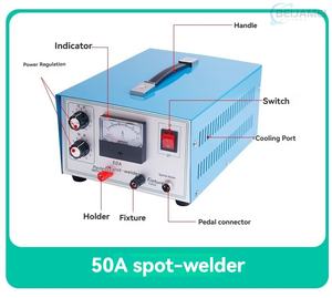 Soldadora de Punto Portátil Mini de 50A de Alta Potencia con Gafas Protectoras para Soldadura de Metales - Product Image 6