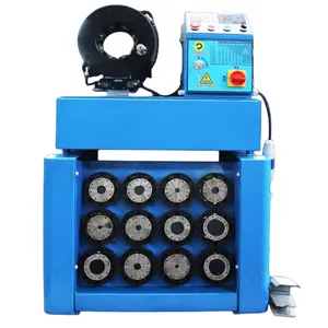 Accesorios de manguera automáticos de fábrica Crimpadora Máquina prensadora Herramienta de tubería de ajuste de alta presión Crimpadora Máquina de prensado de manguera excavadora
