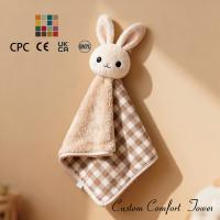 Linda Manta de Peluche de Oveja Beige para Bebés y Niños, Toalla de Confort Suave, Manta de Animales de Peluche