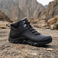 Vente directe d'usine de bottes de travail pour hommes. Chaussures de camping imperméables et résistantes à l'usure, tendance jeunesse printemps, à lacets