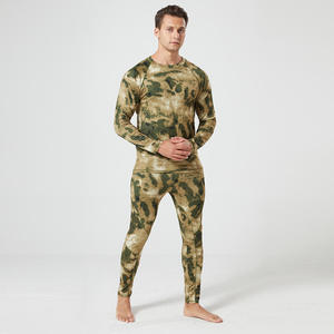 Ensemble de <span class=keywords><strong>sous</strong></span>-vêtements thermiques en polaire pour homme, camouflage, respirant et chaud, idéal pour la chasse, l'<span class=keywords><strong>alpinisme</strong></span> et les activités de plein air - Product Image 2
