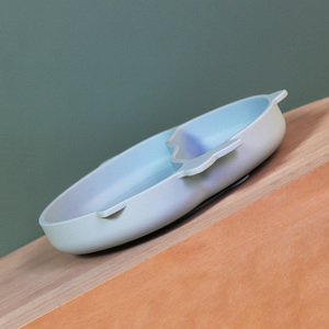 ES-Pro tùy chỉnh bé ăn thiết lập cấp thực phẩm Silicone trẻ sơ sinh ăn Bộ đồ ăn bao gồm BIB tấm sippy cup & Spoon sản phẩm trẻ em - Product Image 4