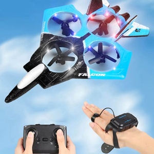 <span class=keywords><strong>Avion</strong></span> RC en mousse 2,4 GHz, <span class=keywords><strong>avion</strong></span> <span class=keywords><strong>de</strong></span> <span class=keywords><strong>combat</strong></span> télécommandé avec caméra et détection à distance, acrobaties à 360 degrés - Product Image 2