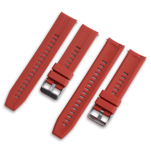 高品质硅胶表带厂家批发运动防水表带，低起订量20/22毫米2件表带 - Product Image 2