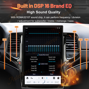 Aotsr <span class=keywords><strong>Android</strong></span> đài phát thanh xe cho Jeep Grand Cherokee Màn hình 2010 2013 không dây 14.4 inch Car Auto Navigation GPS Carplay - Product Image 4