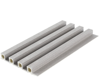 Paneles de Pared 3D Acanalados Modernos de WPC para Interiores, Impermeables, Ignífugos, Insonorizantes, Antiestáticos, para Baño, Escaleras, Uso Doméstico