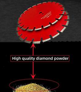 Coupe robuste 14 16 18 pouces béton aspahlt fibre-ciment coupe diamant lame de scie circulaire - Product Image 5