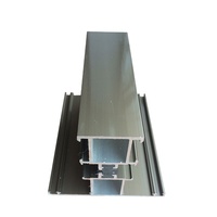 Profilé aluminium coulissant pour fenêtres, 200 m, joints en aluminium, enduit de poudre, fabrication industrielle, vente en gros