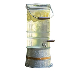 Tarro de bebidas de alta demanda, dispensador de bebidas galvanizado antiguo, en venta - Product Image 1