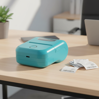 Mini-imprimante thermique portable de 2 pouces avec batterie rechargeable, Bluetooth sans fil, pour téléphone portable