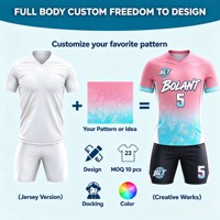 Ensemble de maillots et shorts de football personnalisés, kit d'équipe de football, nom et numéro personnalisés, séchage rapide, respirant, sublimation, vente en gros OEM ODM