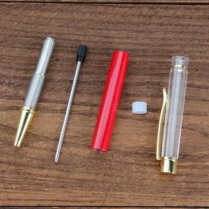 ปากกา DIY แบบหลอดเปล่าพร้อมโลโก้สั่งทำ ปากกาทรายเหลวลอยได้ ปากกาลูกลื่นโลหะ สำหรับอุปกรณ์สำนักงานและธุรกิจ - Product Image 3