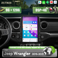 Autoradio Android 11 13,6 pouces pour Jeep Wrangler Gladiator 2018 2019 2020 2021 Lecteur multimédia GPS Navi 4G Carplay Auto