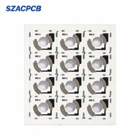 SZACPCB OEM 96% Alumine, circuit imprimé céramique à film épais, pâte d'argent, carte de potentiomètre pour capteurs de position et de niveau de carburant automobiles