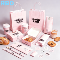 Sac en papier kraft écologique et durable pour café, personnalisable en usine, pour une, deux ou quatre tasses, sac à emporter