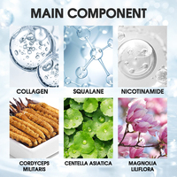 Ensemble de soins éclaircissants pour la peau, sans cruauté, hydratant, nourrissant et enrichi en vitamine C et collagène, ensemble complet prêt à être expédié