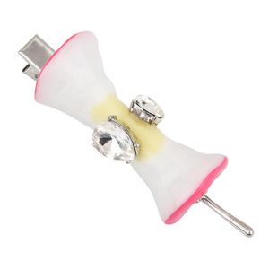 Pinza <span class=keywords><strong>de</strong></span> Pelo <span class=keywords><strong>de</strong></span> Acetato con Forma <span class=keywords><strong>de</strong></span> Corazón <span class=keywords><strong>de</strong></span> Fresa y Manzana, Diseño <span class=keywords><strong>de</strong></span> Nicho en 3D, Hecho a Mano, Simple y Fresco, Accesorios para el <span class=keywords><strong>Cabello</strong></span> - Product Image 6