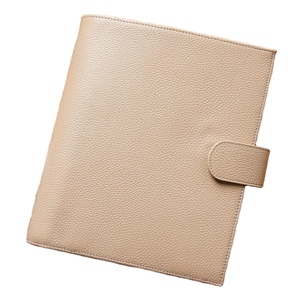 Galet-Taupe 30mm Anneau En Cuir Véritable Classeur Organisateur A5 Luxe Anneaux Planificateur - Product Image 5