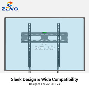 टीवी माउंट वॉल स्टैंड माउंट की दीवार में सेल्फ-लॉक फिक्स्ड/टिल्ट टीवी ब्रैकेट के लिए भारी शुल्क तय माउंट - Product Image 2