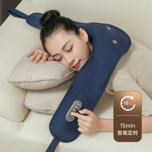 Xiyin Neck Massager Navy Blue USB Rechargeable Heating 15min Timer For Neck And Shoulder Relief - Product Image 1