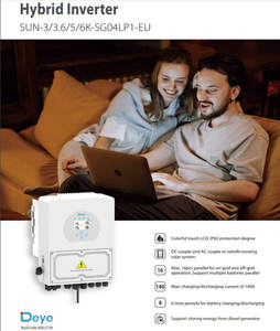 Ojo 3kw 3,6 kW 5kw 6kw SUN-3.6K-SG04LP1-EU SUN-5K-SG04LP1-EU SUN-6K-SG04LP1-EU Hase 2 MPPeye ojo olar ybrid Inverter - Product Image 2