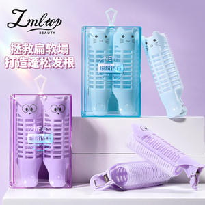 Rizadores de pelo con forma de cara de gato LMLTOP, paquete de 2, sin calor, autoadhesivos, de resina plástica, para flequillos con efecto aireado SY132 - Product Image 2