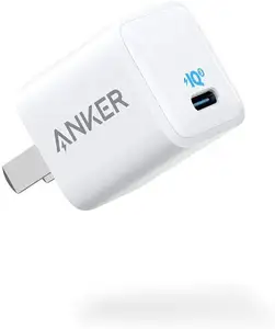 Anker 나노 아이폰 충전기 20W PIQ 3.0 내구성 컴팩트 빠른 충전기 PowerPort III USB-C 충전기 아이폰 14