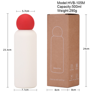 2026 New 316 Stainless Steel <strong>Mug</strong> 500Ml Vacuum Hot/Cold Drinkware Creative <strong>Cute</strong> Ball Cover Children Outdoor Portable Custom - Product Image 6