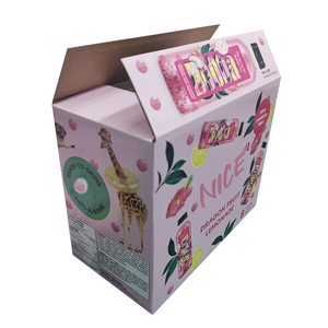 Tùy chỉnh RSC gấp xách tay các tông 4-6 gói nước giải khát chai tàu sân bay rượu vang vận chuyển hộp carton sóng với thiết kế logo - Product Image 5