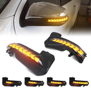 2 Luces LED Dinámicas de Señal de Giro para Espejos Retrovisores Laterales, Intermitentes para Toyota Fortuner Hilux Innova 2016+, Color Ámbar, Blanco y Azul - Product Image 2