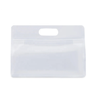 Mat Givré Translucide Bloc Plat Fond Refermable Ziplock En Plastique Stockage Des Aliments Boîte D'emballage Pochette Sac