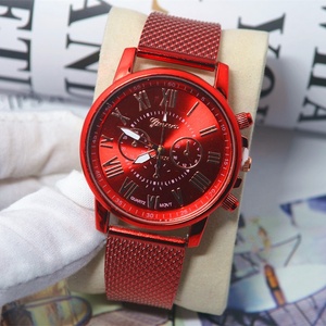 Reloj de cuarzo <span class=keywords><strong>Geneva</strong></span> para Mujer, cronógrafo con correa de malla, bajo precio - Product Image 6
