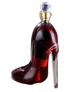 Creative High-heeled Shoe Shape High Borosilicate Glass Wine Decanter