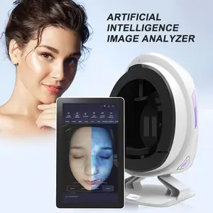 2024 mới nhất Beauty Salon 3D mặt Tester UV phân tích hệ thống chẩn đoán Detector gương Scanner da mặt Analyzer máy