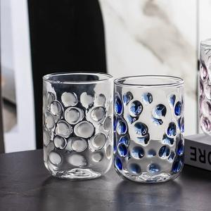 Nouvelle conception de verres à boire en <span class=keywords><strong>verre</strong></span> à pois colorés, tasse à lait pour le petit-déjeuner, <span class=keywords><strong>verre</strong></span> à jus, <span class=keywords><strong>verre</strong></span> à eau - Product Image 4