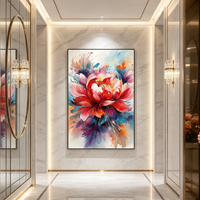 3 panneaux art mural cristal islamique calligraphie arabe doré déco mosquée salon