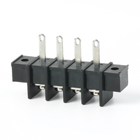 Bloc de jonction électrique avec oreilles de montage, connecteurs de fils 3P 4P 6P 8P 9,5 mm, couleur PA66, 300V 10A pour PCB