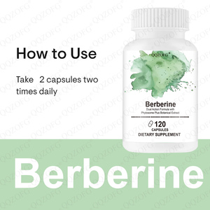 Premium 500mg berbérine par portion vente chaude 60 capsules supplément botanique pour la santé cardiaque soutien immunitaire antioxydant - Product Image 3