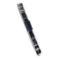 Roulette pour porte coulissante 2 galets nylon noir 151mm acier inoxydable aluminium robuste SDT OEM