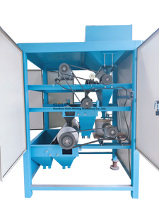 Nijerya Pazarı İşleme Ekipmanları İçin 1200 Gauss Kuru Manyetik Ayırıcı Üç Silindirli - Product Image 1