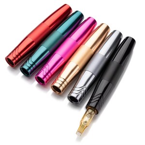 Máquina de tatuaje rotativa eléctrica potente para cejas, labios, demografía, pluma, cuero cabelludo, RCA, máquina de maquillaje permanente, pistola de tatuaje con 2 cabezales - Product Image 1