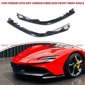 Piezas de Auto de Fibra de Carbono Seca de la Mejor Calidad, Estilo OEM, Alerón Delantero para Ferrari SF90 - Product Image 4