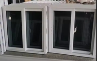 Einfaches haus upvc fenster wasserdichte wärme isolierung reflektierende pvc fenster schiebefenster