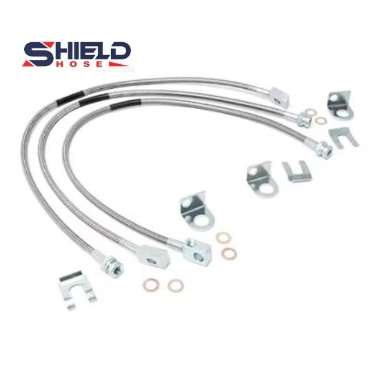 Stainless Brake Lines Replacement For Jeep Wrangler JK 2007-2018 - 89716 Buy Cheaply On