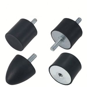 Bouchons en caoutchouc noir cylindriques personnalisés en gros M3, M5, M6, M8, M10, M12, M16, M20 – Pieds de protection en caoutchouc naturel pour cadre, modèle Y0731A - Product Image 4