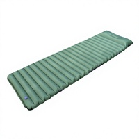 Matelas de camping tubulaire gonflable en nylon et TPU, épaisseur 10 cm, haute valeur R, chaud