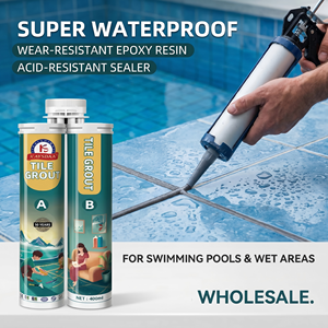 <span class=keywords><strong>Sellador</strong></span> de Resina Epoxi Superimpermeable y Resistente al Desgaste, Resistente a los Ácidos, para Azulejos de Piscina y Áreas Húmedas - Product Image 3