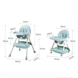 Factory Direct Sale Baby Schaukel stuhl 3-in-1 Baby Esszimmers tuhl Konvertiert in Wippe und Hochstuhl Mit 5-Punkt-Sicherheitsgurt